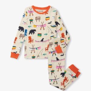 Hatley Little Blue House On The Lake Kids Pajama‎ Set Size 8